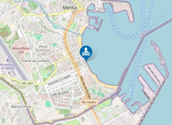 Map of PLAYA DEL HIP?DROMO PM1