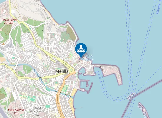 Map of PLAYA DE LOS GAL?PAGOS PM1