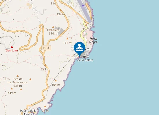 Map of PLAYA CALETA (LA) PM1