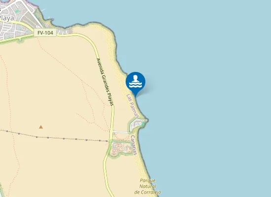 Map of PLAYA POZO (EL)-EL VIEJO (GRANDES PLAYAS I) PM2