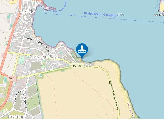 Map of PLAYA CHARCO DE LAS AGUJAS PM1