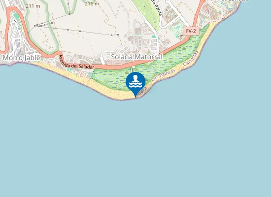 Map of PLAYA MATORRAL (EL) (MORRO JABLE) PM1
