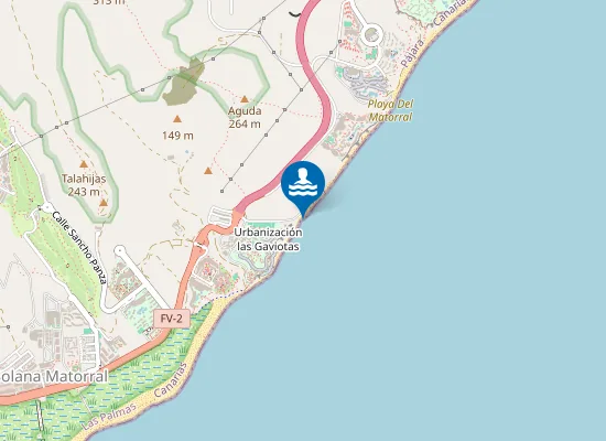 Map of PLAYA PIEDRAS CAIDAS PM1