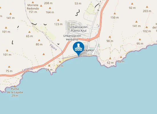 Map of PLAYA TARAJALEJO PM1