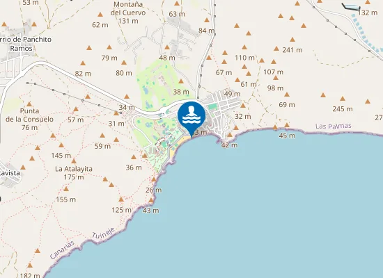 Map of PLAYA PLAYITAS (LAS) PM1