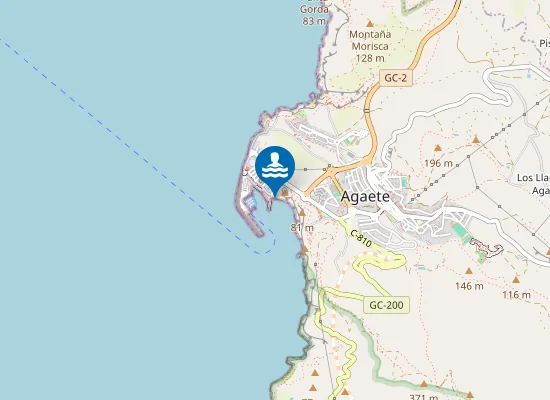 Map of PLAYA NIEVES (LAS) PM1