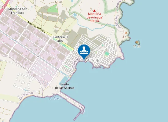 Map of PLAYA ARINAGA PM2