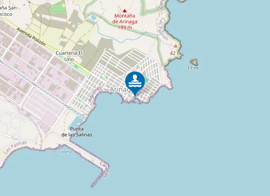 Map of PLAYA ARINAGA PM3