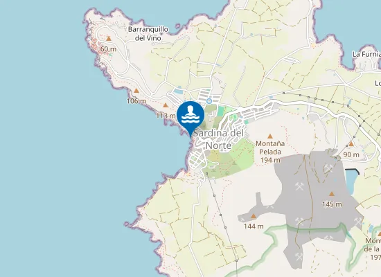 Map of PLAYA SARDINA PM1