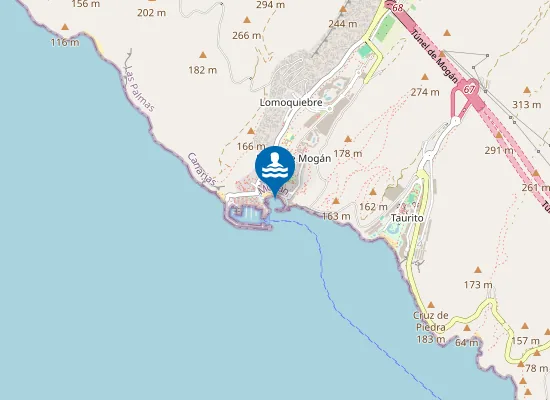 Map of PLAYA MOGAN PM1