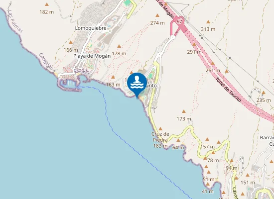 Map of PLAYA TAURITO PM1