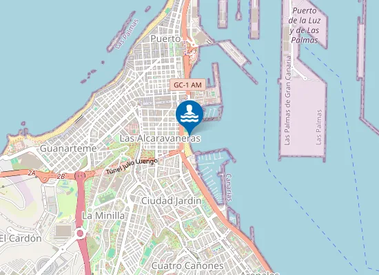 Map of PLAYA ALCARAVANERAS PM2