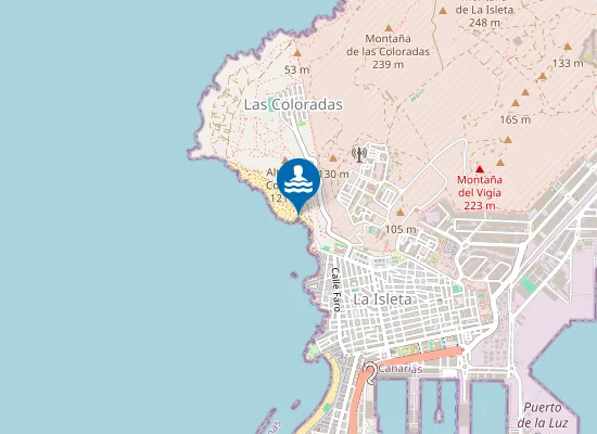 Map of PLAYA CONFITAL (EL) PM1