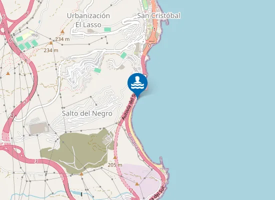 Map of PLAYA LAJA (LA) PM4