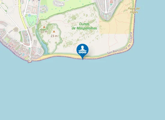 Map of PLAYA MASPALOMAS PM1