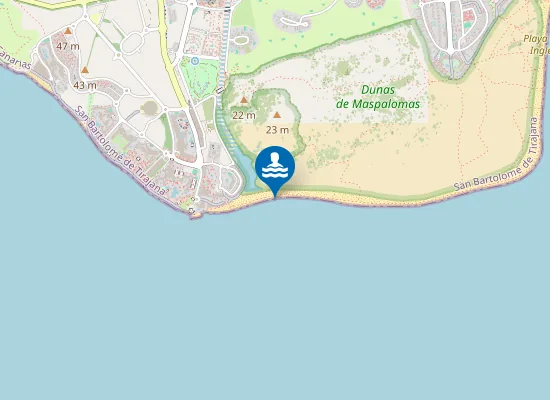 Map of PLAYA MASPALOMAS PM2