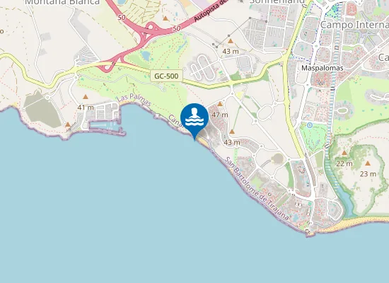 Map of PLAYA MELONERAS (LAS) PM1