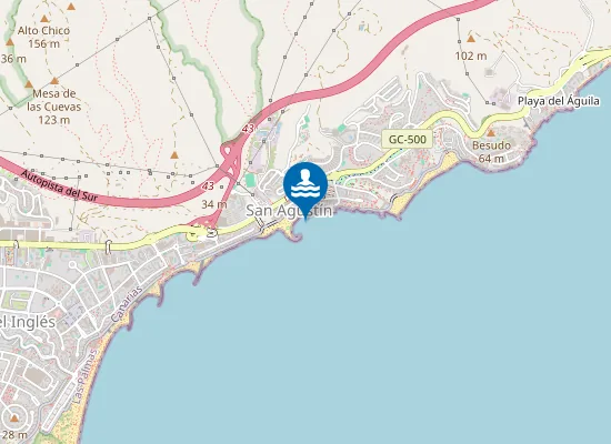 Map of PLAYA BURRAS (LAS) PM1