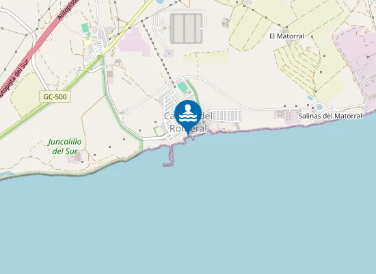 Map of PLAYA Y PISCINAS NATURALES CASTILLO DEL ROMERAL PM2