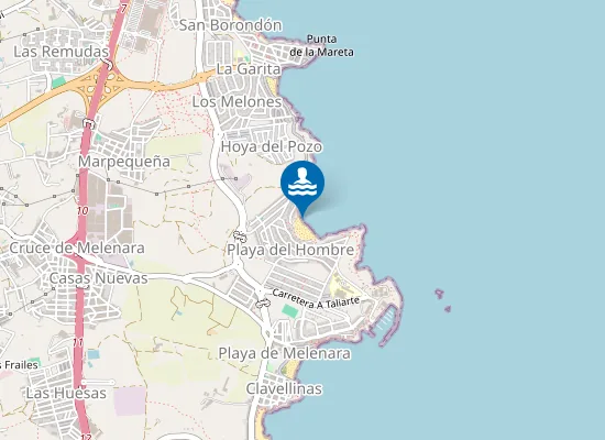 Map of PLAYA HOMBRE (EL) PM3