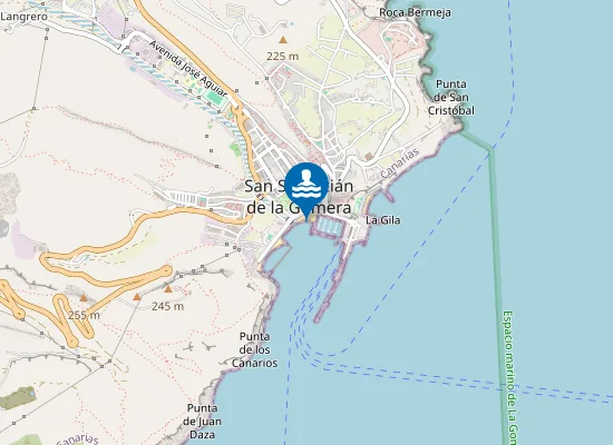 Map of PLAYA SAN SEBASTIAN DE LA GOMERA PM3