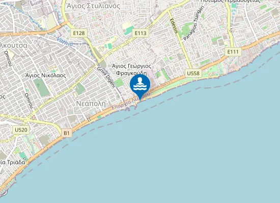 Map of Agios Georgios Frangoudi 1