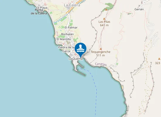 Map of PLAYA VUELTAS PM1