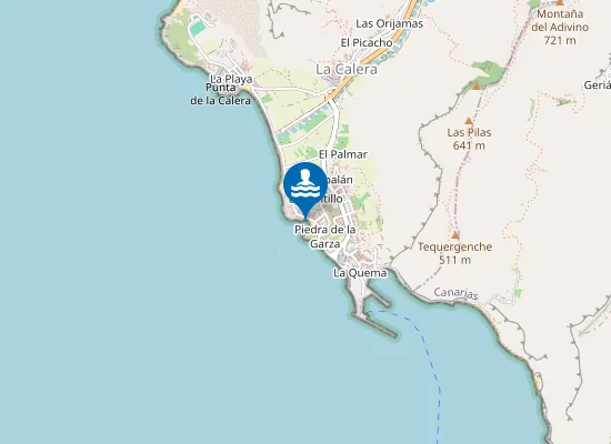 Map of PLAYA CHARCO DEL CONDE PM1