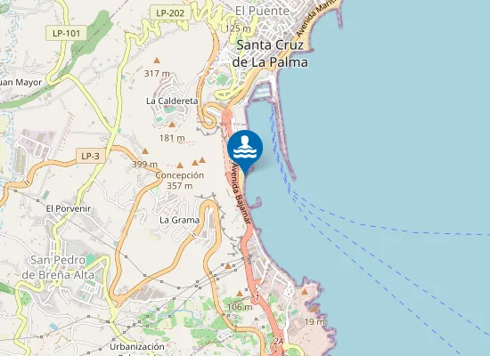 Map of PLAYA BAJAMAR PM1