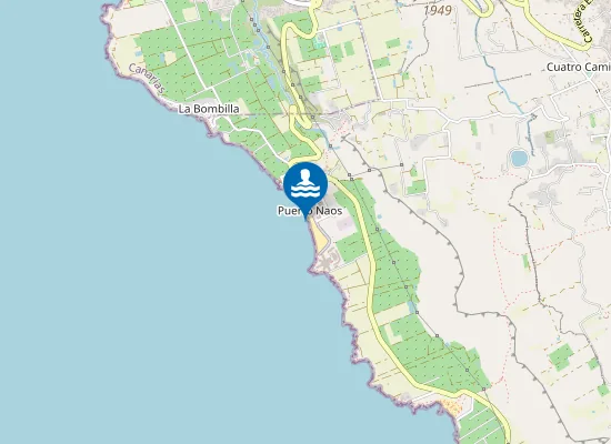 Map of PLAYA PUERTO NAOS PM1