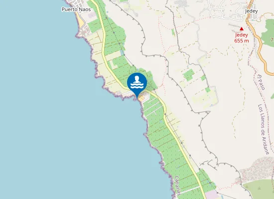 Map of PLAYA CHARCO VERDE PM1