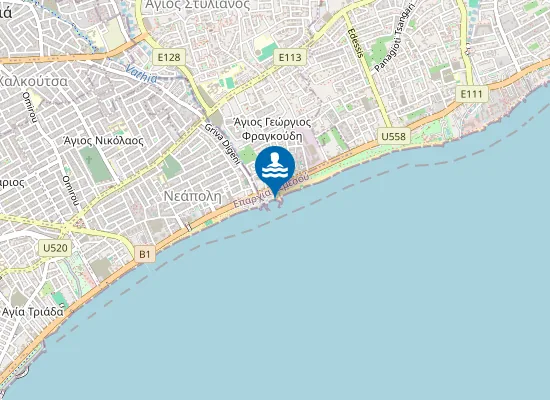 Map of Agios Georgios Frangoudi 2