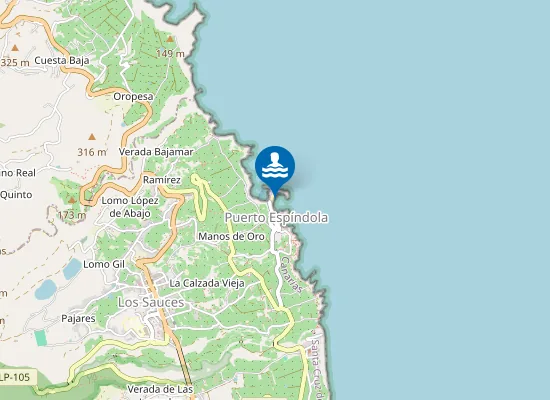 Map of PLAYA PUERTO ESPINDOLA PM1