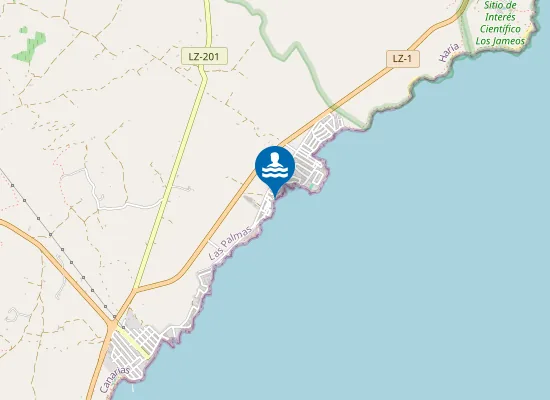 Map of PLAYA CALETA DEL ESPINO PM2