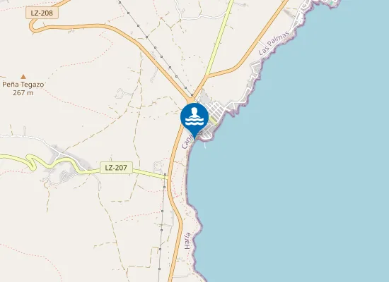 Map of PLAYA GARITA (LA) (ARRIETA) PM4