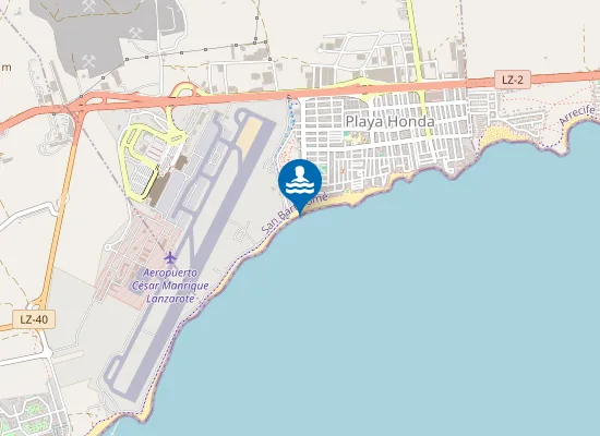 Map of PLAYA GUASIMETA PM1