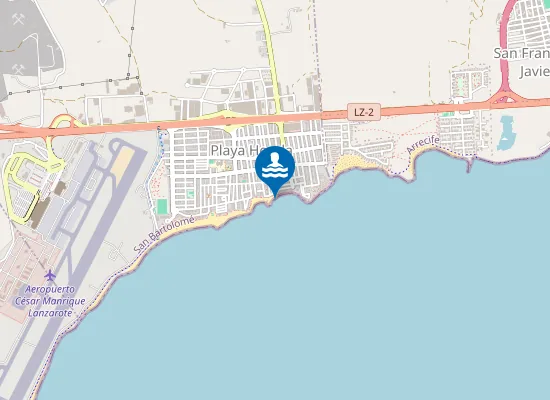 Map of PLAYA HONDA PM2