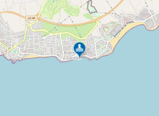 Map of PLAYA PE?A DEL DICE (BARCAROLA) PM1