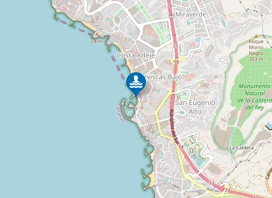 Map of PLAYA PINTA (LA) (SAN EUGENIO) PM3