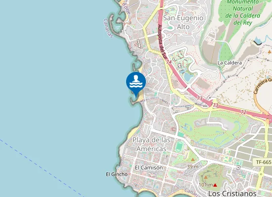 Map of PLAYA TROYA I (AM?RICAS I) PM3