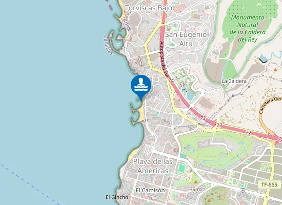 Map of PLAYA TROYA II (AM?RICAS II) PM3