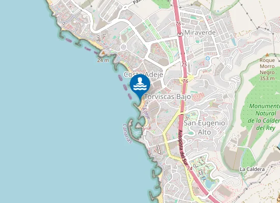 Map of PLAYA TORVISCAS PM1