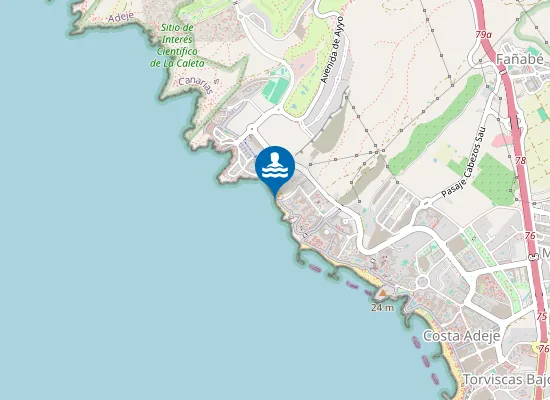 Map of PLAYA ENRAMADA (LA) PM1