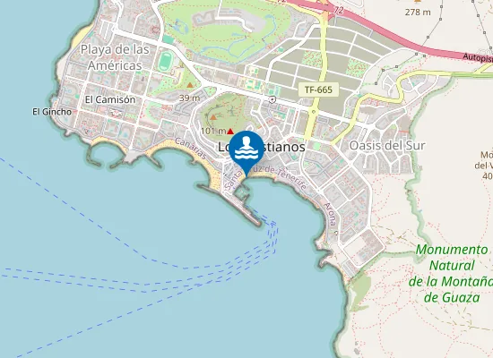 Map of PLAYA CRISTIANOS (LOS) PM4