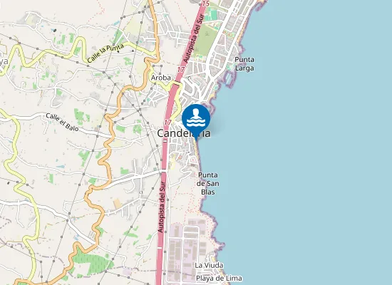 Map of PLAYA CANDELARIA PM4