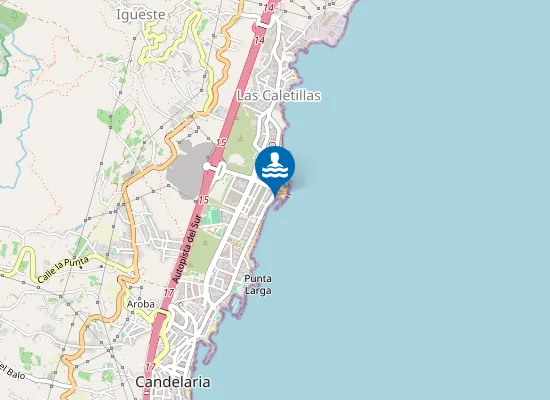 Map of PLAYA PUNTA LARGA PM1