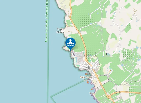 Map of PLAYA Y CALAS DE LA JAQUITA PM1