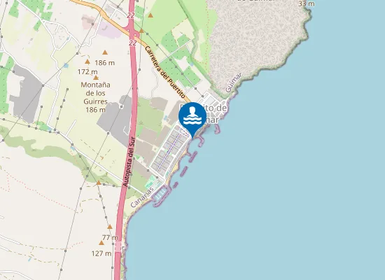 Map of PLAYA CABEZO (EL)-PASEO DE LAS PALMERAS PM4