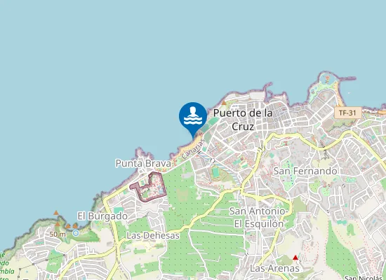 Map of PLAYA JARDIN PM1