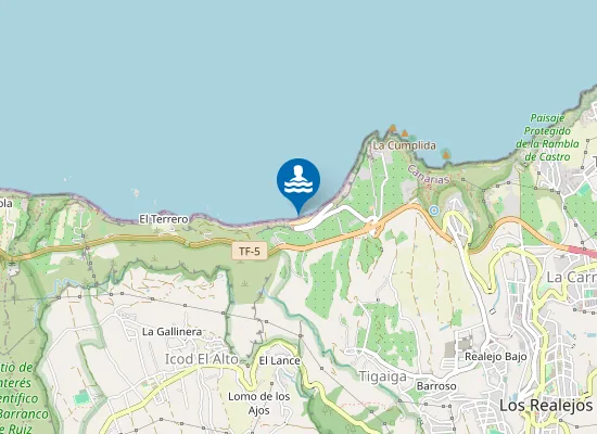 Map of PLAYA SOCORRO (EL) PM1